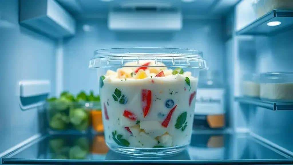 Como conservar e armazenar a salada de maionese
