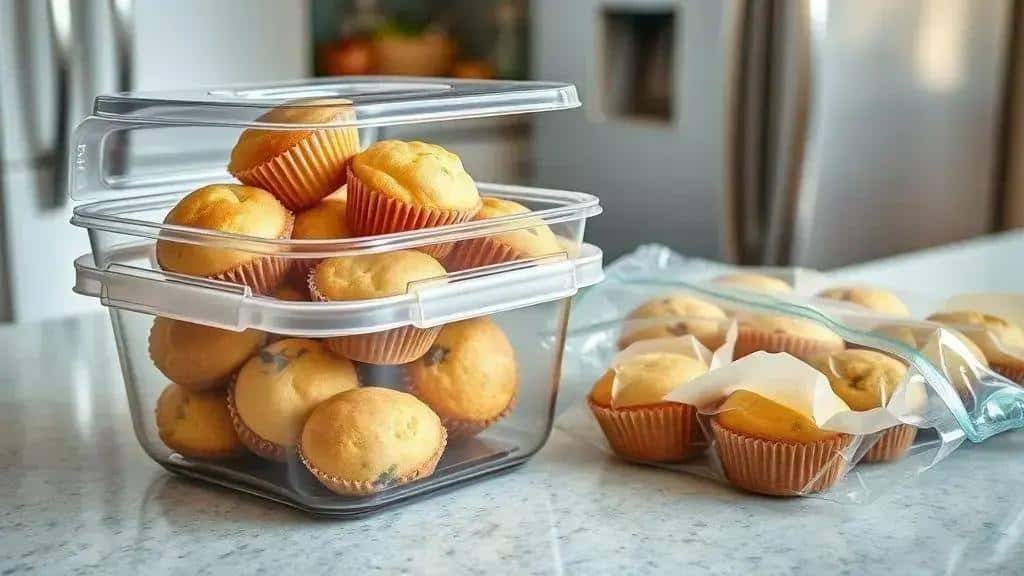Como conservar e armazenar os muffins de ovos