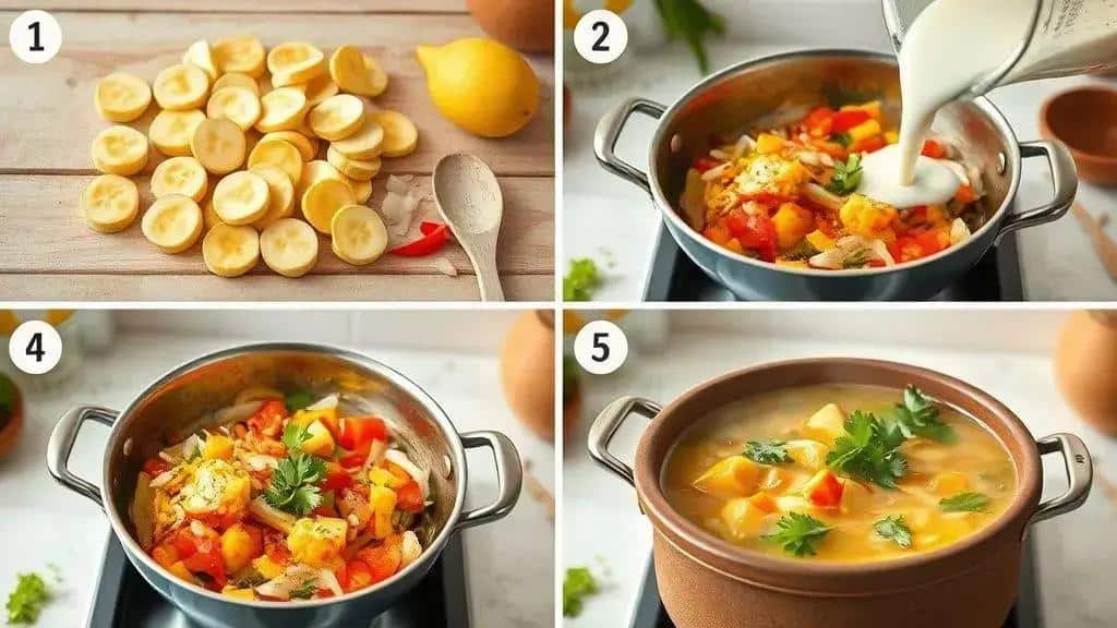 Como preparar a moqueca de banana da terra passo a passo Como preparar a moqueca de banana da terra passo a passo