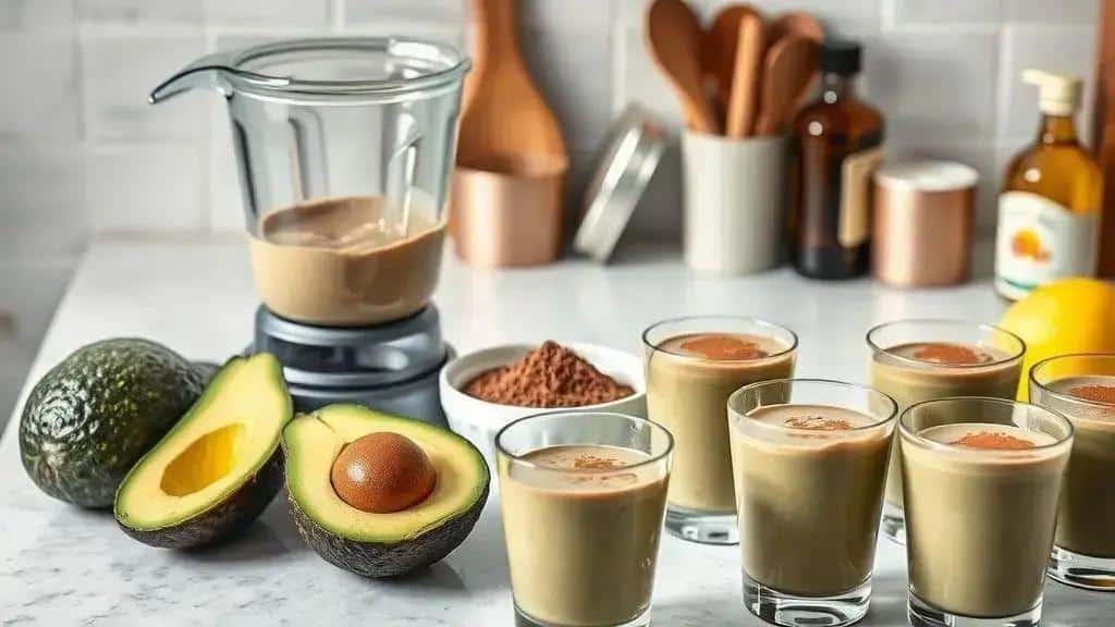 Como preparar a mousse de abacate com cacau