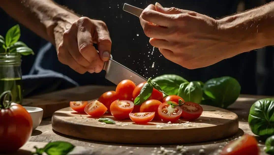 Como preparar a salada de tomate perfeita