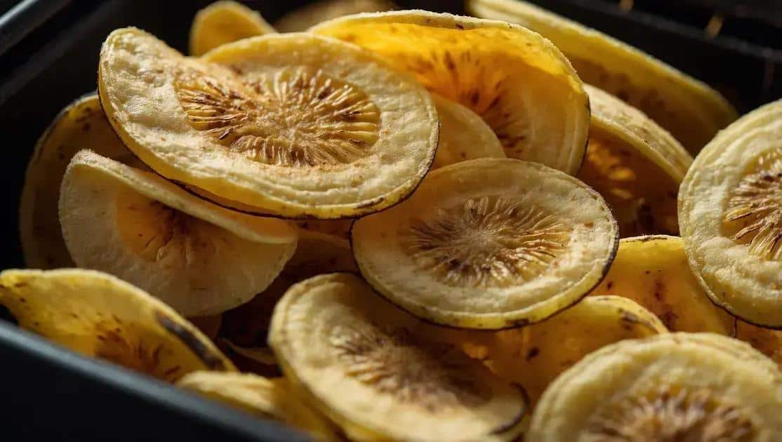 Como preparar banana chips na air fryer