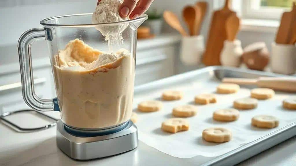 Como preparar biscoito de leite condensado no liquidificador