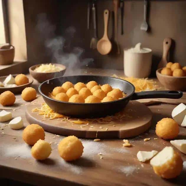 Como preparar bolinha de queijo crocante