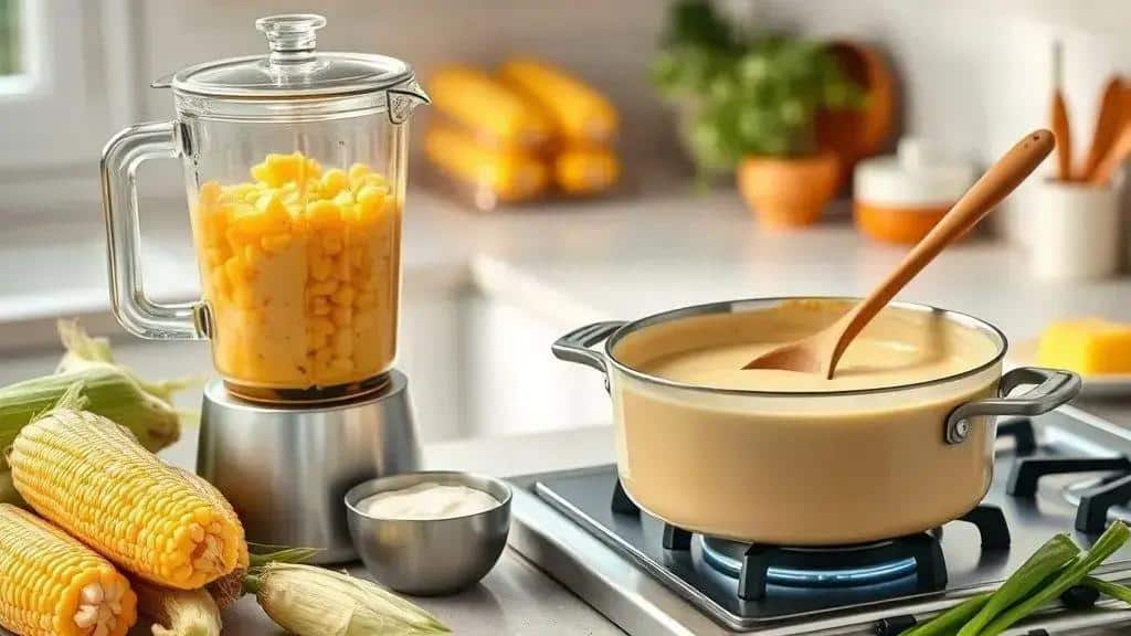 Como preparar creme de milho de liquidificador passo a passo
