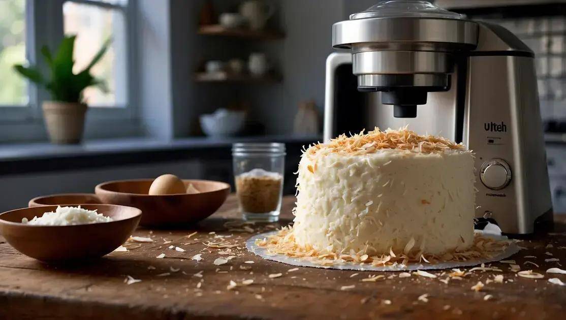 Como preparar o bolo de coco no liquidificador passo a passo