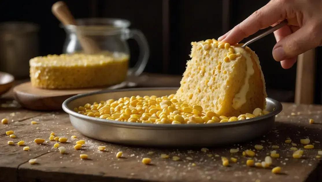 Como preparar o bolo de milho de lata passo a passo