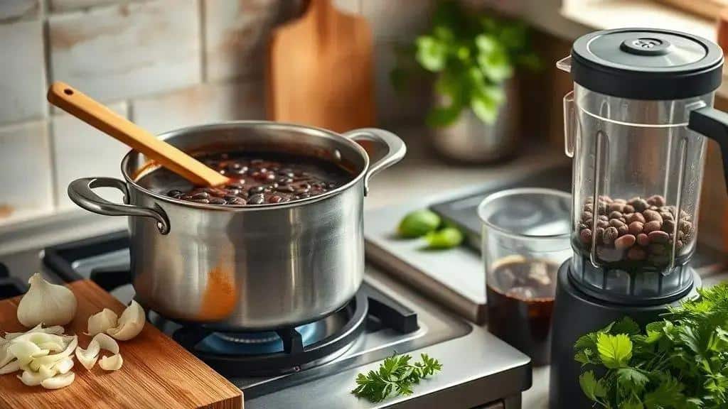 Como preparar o caldinho de feijão passo a passo