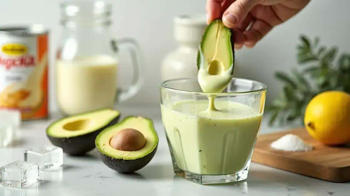Como preparar o creme de abacate com leite condensado