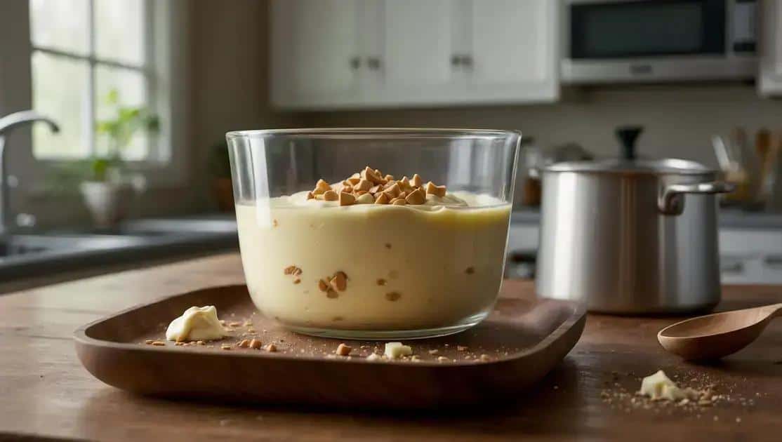 Como preparar o pudim de chocolate branco de micro-ondas passo a passo
