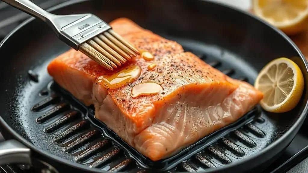 Como preparar o salmão grelhado para manter a suculência