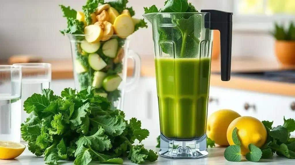 Como preparar o suco detox de couve e gengibre Como preparar o suco detox de couve e gengibre