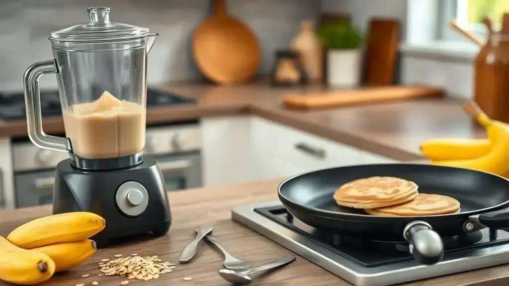 Como preparar panqueca de banana com aveia passo a passo