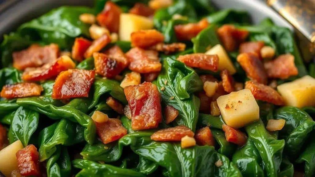 Couve Refogada com Bacon e Alho
