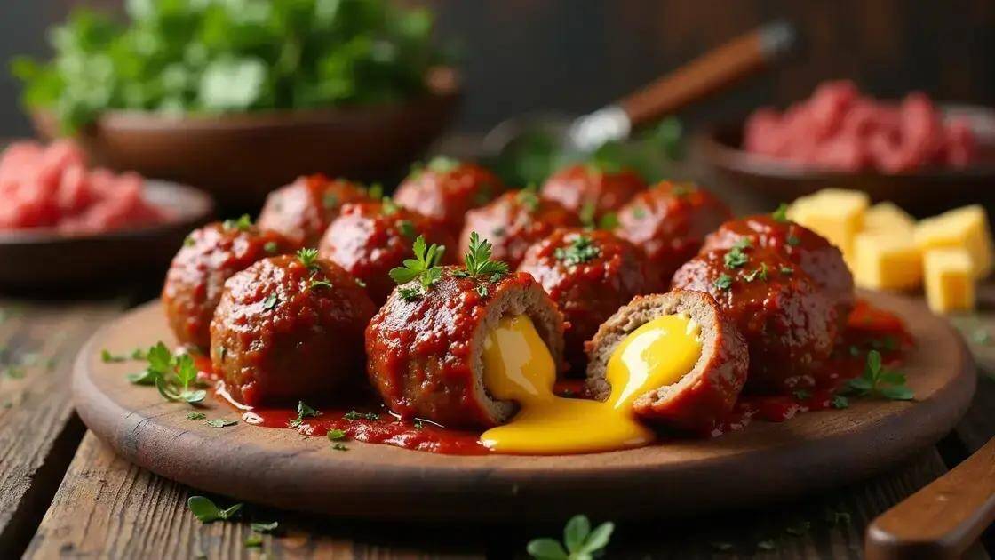 Curiosidades sobre a bolinha de carne e o queijo
