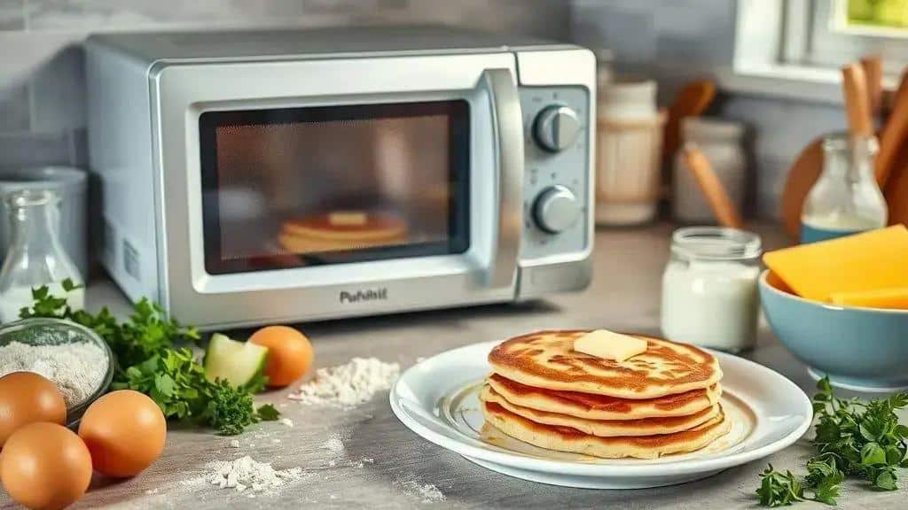 Curiosidades sobre a panqueca salgada de micro-ondas