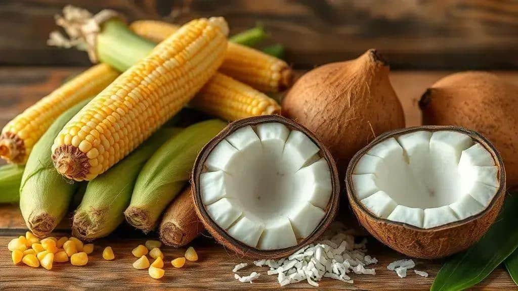Curiosidades sobre o milho e o coco na culinária brasileira