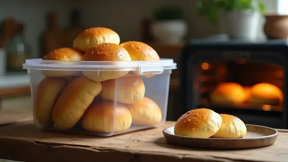 Dicas para conservar e servir o pão de queijo vegano