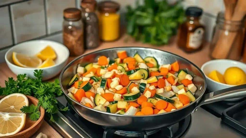 Dicas para cozinhar legumes saborosos para o recheio