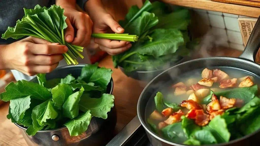 Dicas para deixar a couve mais macia e saborosa