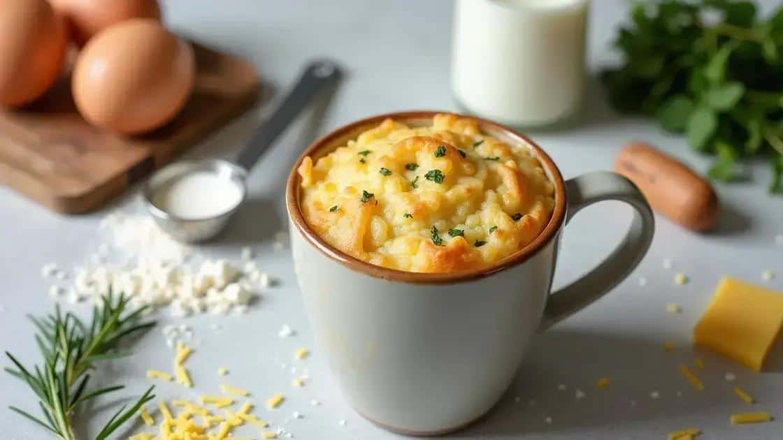 Dicas para um bolo salgado de caneca fofinho e saboroso