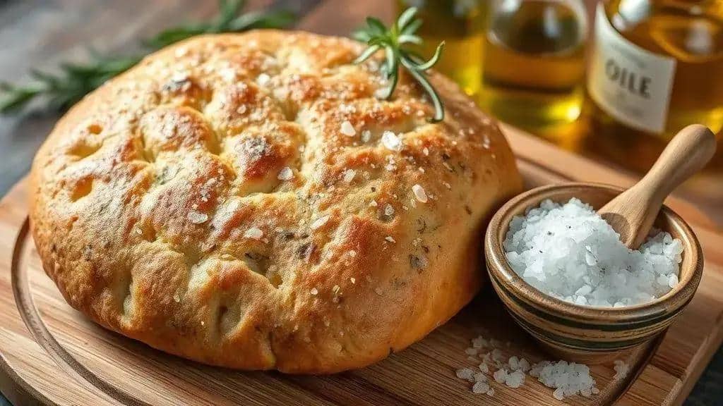 Dicas para usar sal grosso na focaccia