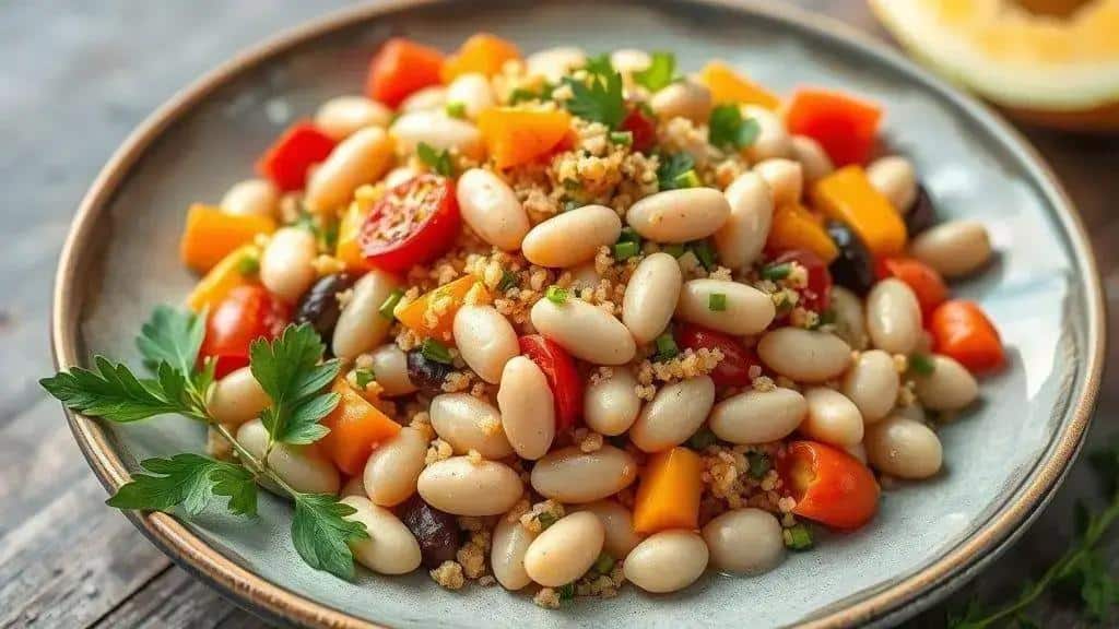 Feijão Branco com Legumes e Quinoa 7 Feijão Branco com Legumes e Quinoa