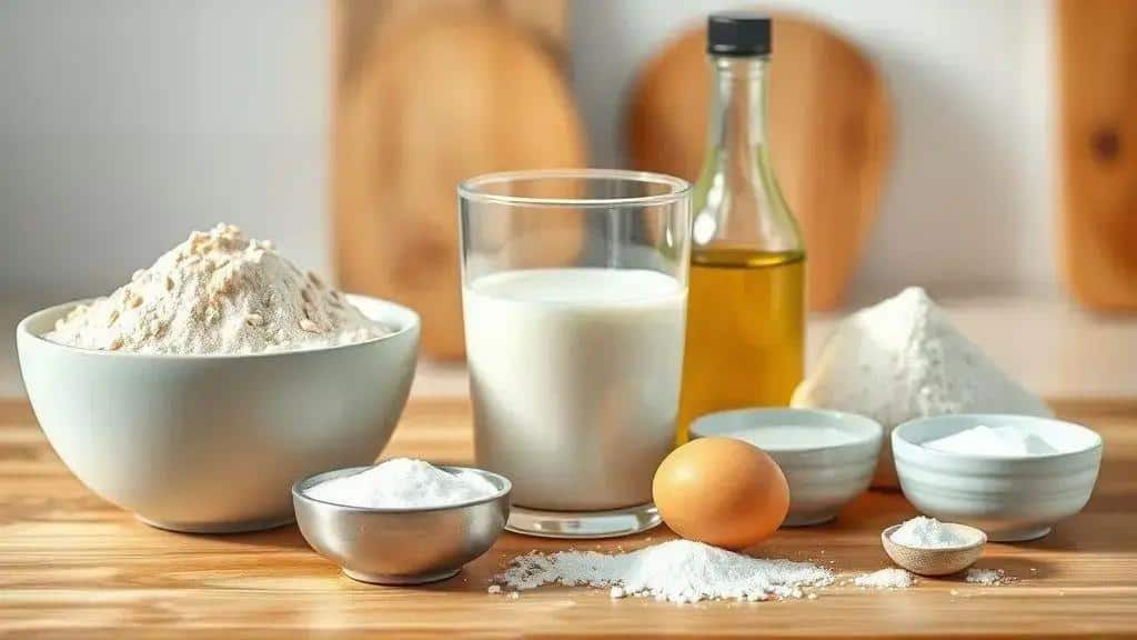 Ingredientes da massa de pastel de liquidificador