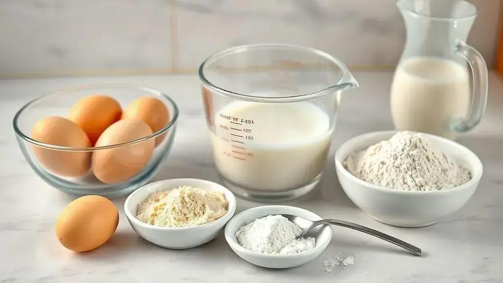Ingredientes do bolo de queijo de liquidificador Ingredientes do bolo de queijo de liquidificador