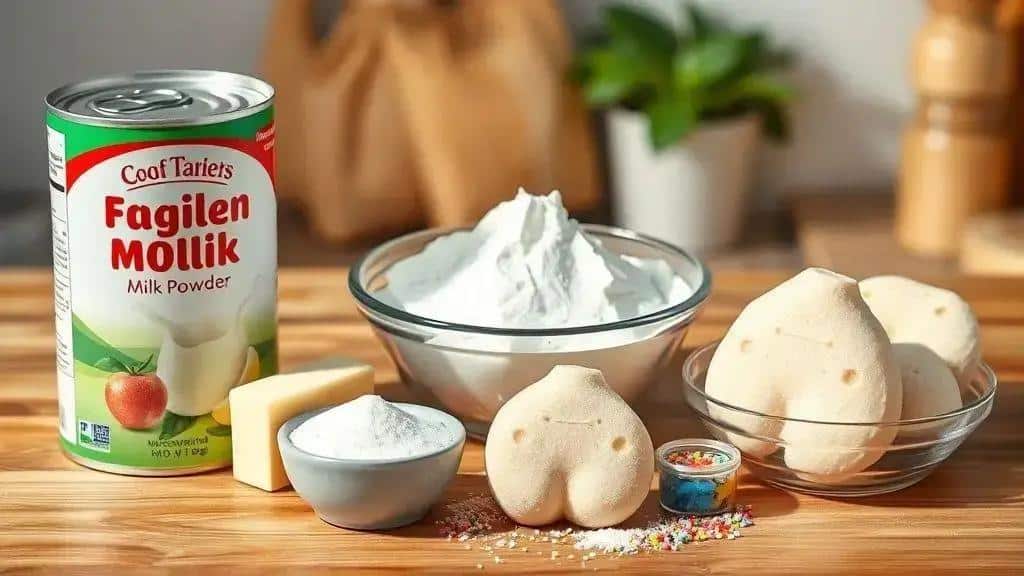Ingredientes do docinho de leite ninho