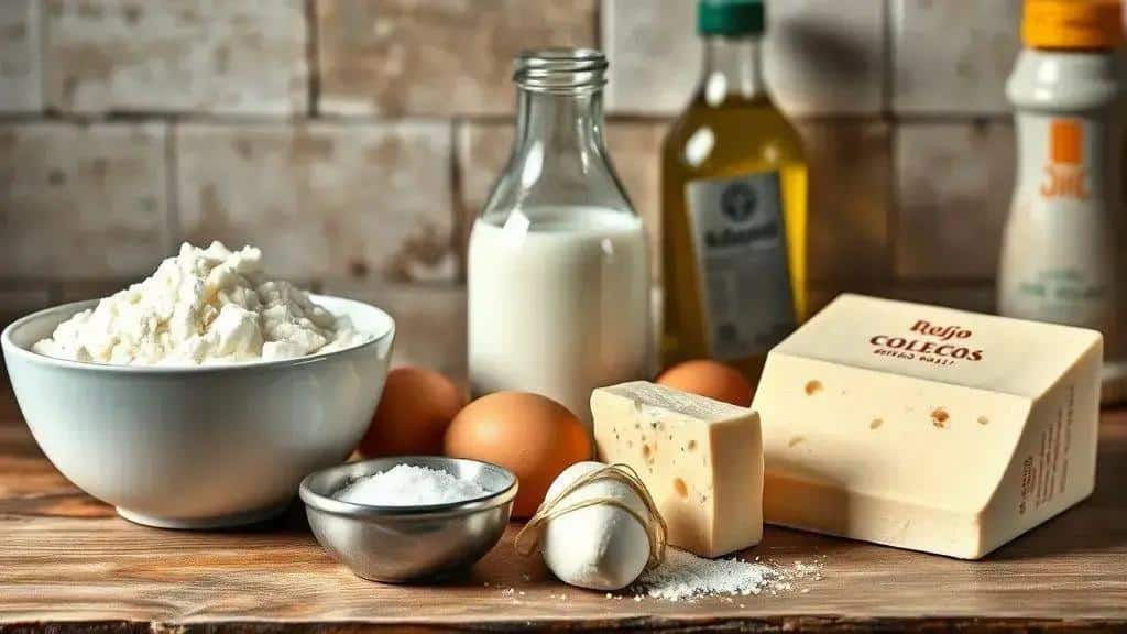 Ingredientes do pão de queijo mineiro tradicional Ingredientes do pão de queijo mineiro tradicional