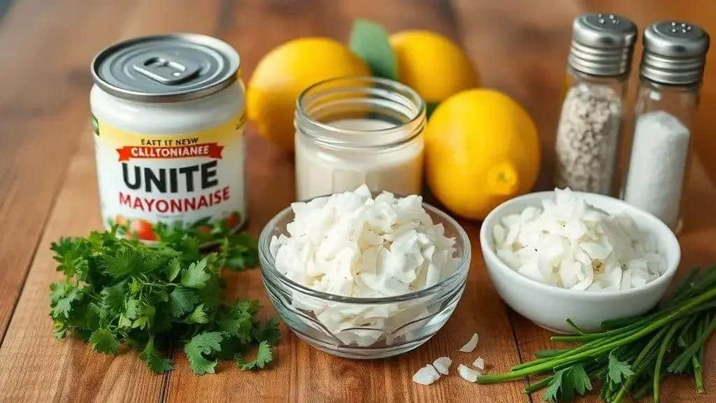 Ingredientes do patê de atum Ingredientes do patê de atum