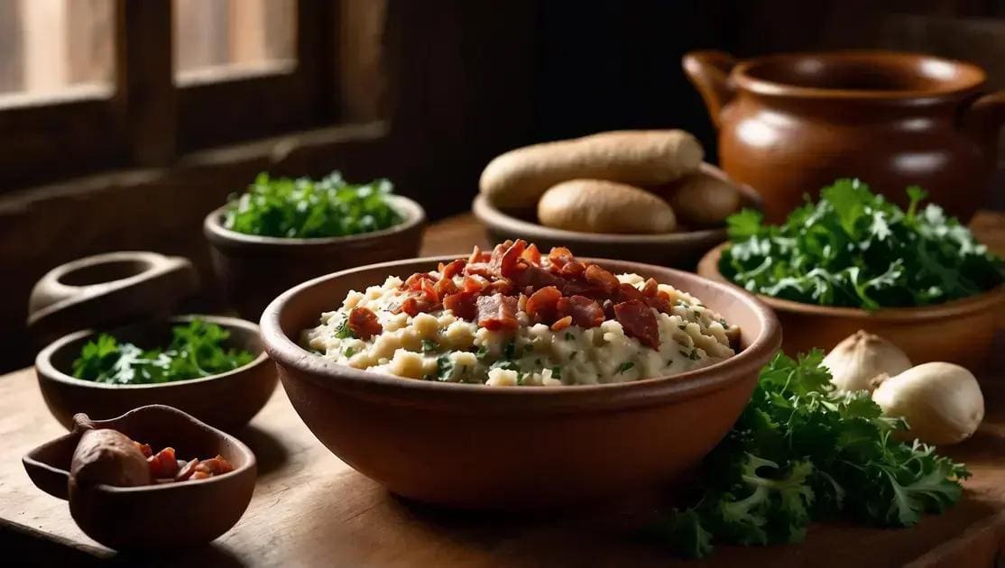 Ingredientes do tutu de feijão à mineira