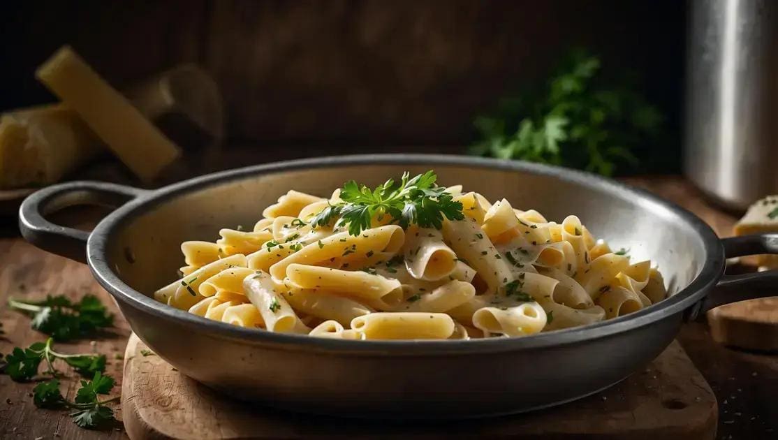 Macarrão de Panela de Pressão Cremoso