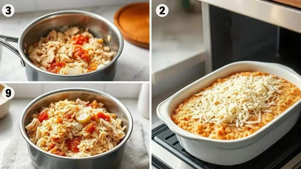 Modo de preparo do arroz de forno
