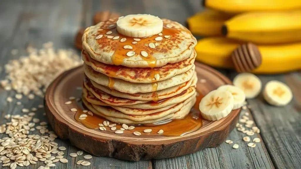 Panqueca de Banana com Aveia Fit