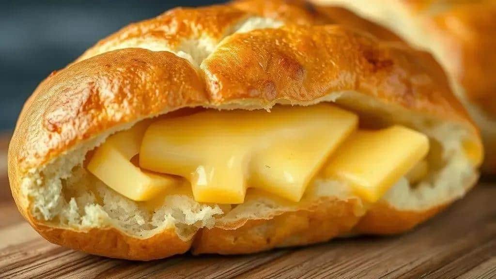 Pão de Batata Recheado com Queijo