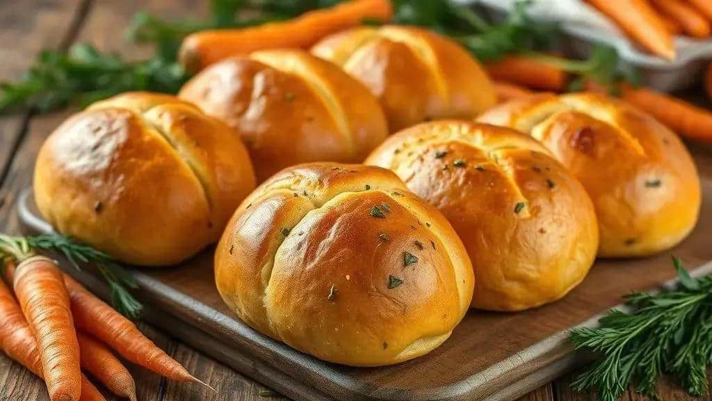 Pãozinho de Cenoura Salgado