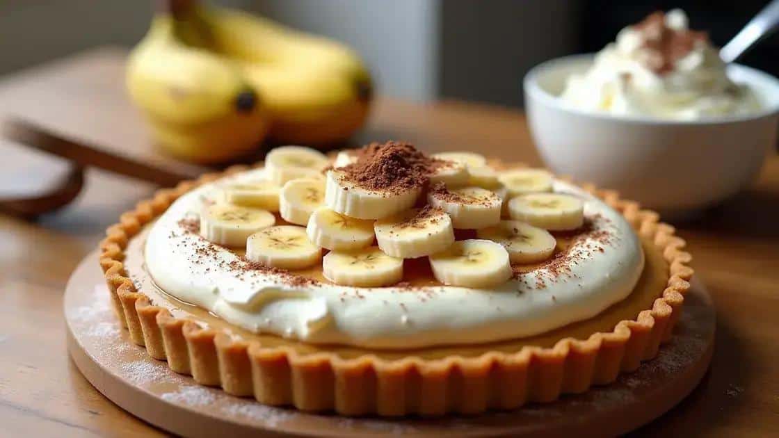 Passo a passo para montar a banoffee pie