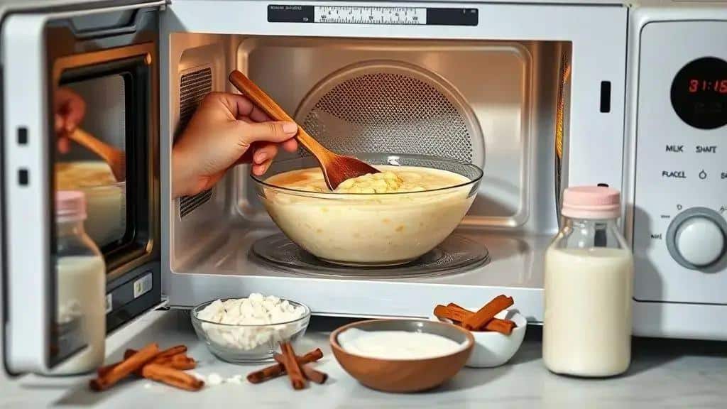 Passo a passo para preparar a canjica no micro-ondas