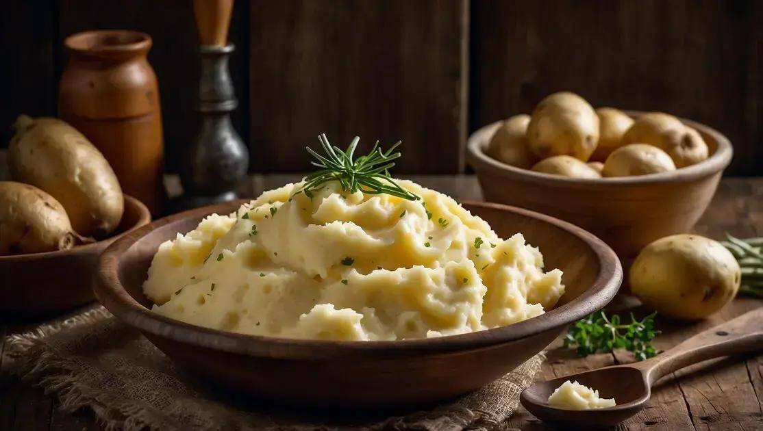 Purê de Batata Cremoso e Rápido