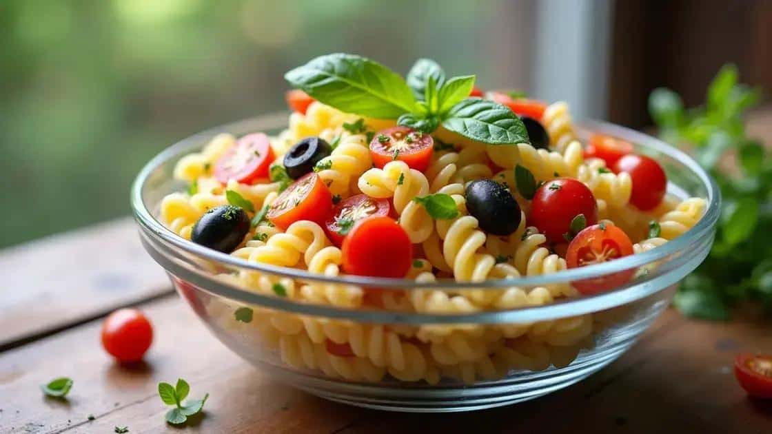 Salada de Macarrão para o Verão