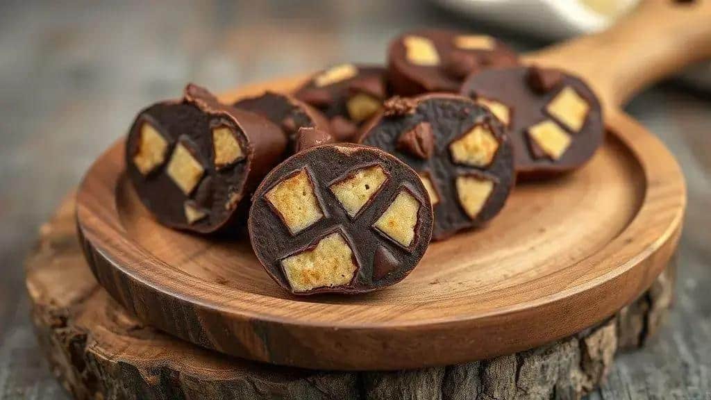 Salame de Chocolate com Biscoitos
