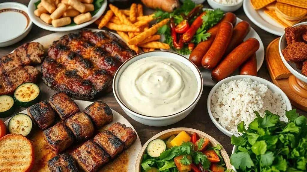 Sugestões de acompanhamentos para a salada de maionese