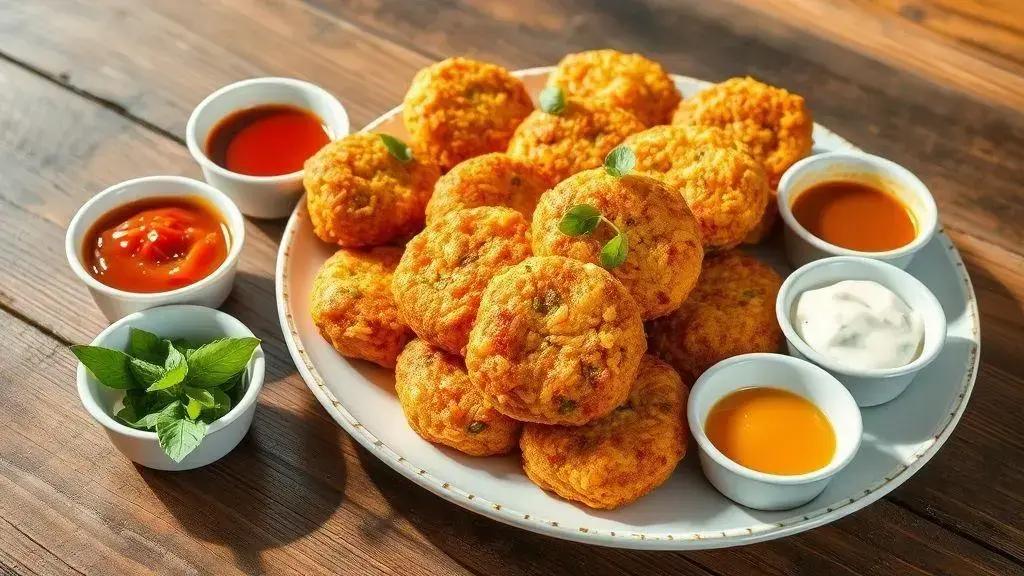 Sugestões de acompanhamentos para bolinho de arroz