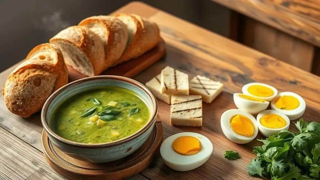 Sugestões de acompanhamentos para o caldo verde