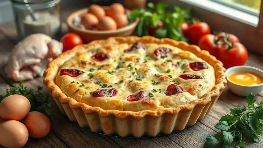 Torta de Frango Rápida de Liquidificador 4 Torta de Frango Rápida de Liquidificador