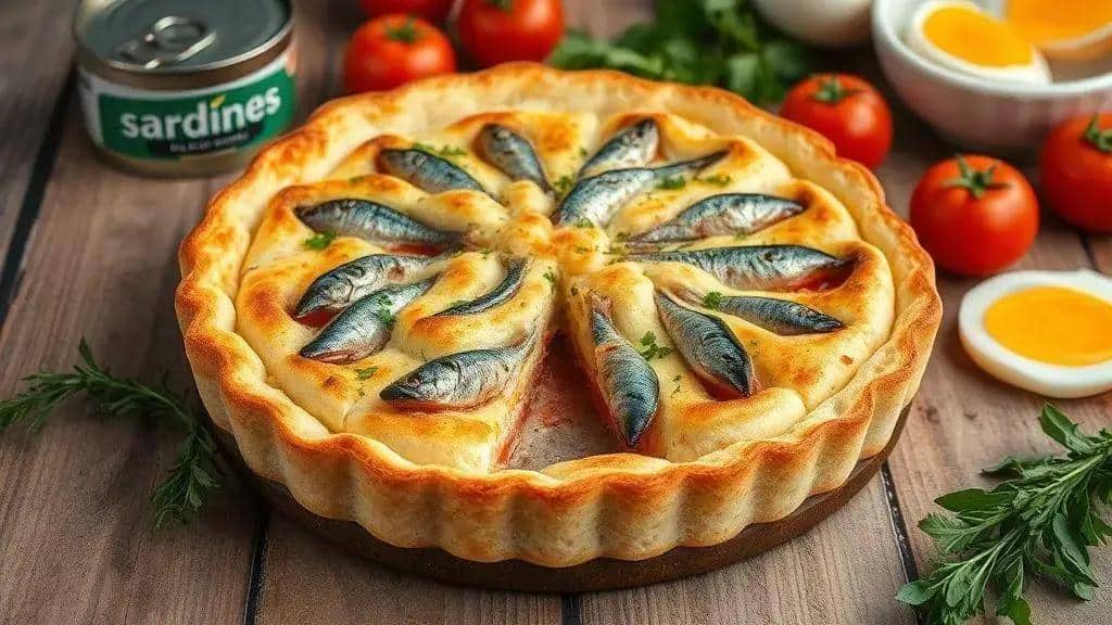 Torta de Sardinha de Pão de Forma