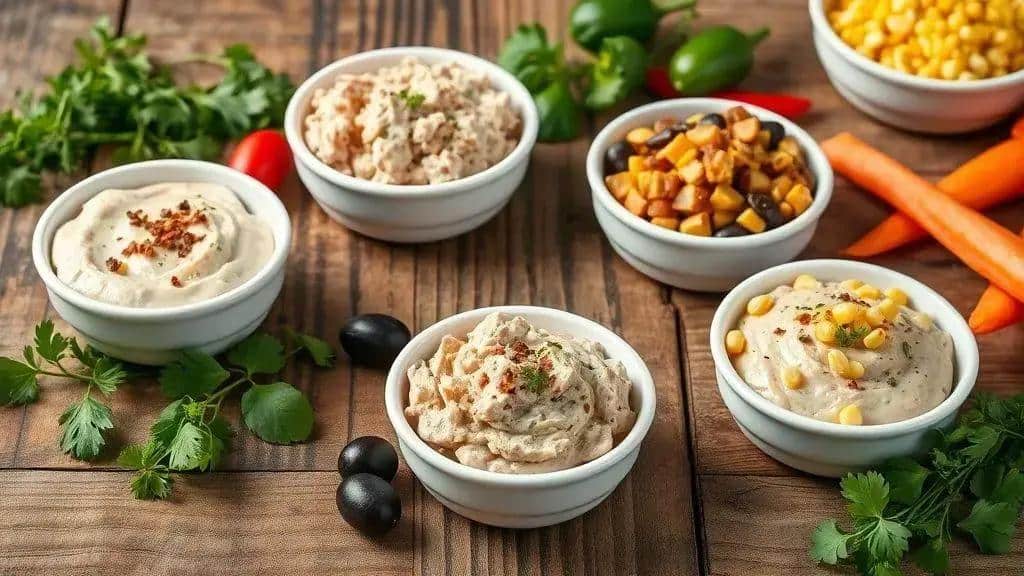 Variações criativas do patê de atum Variações criativas do patê de atum
