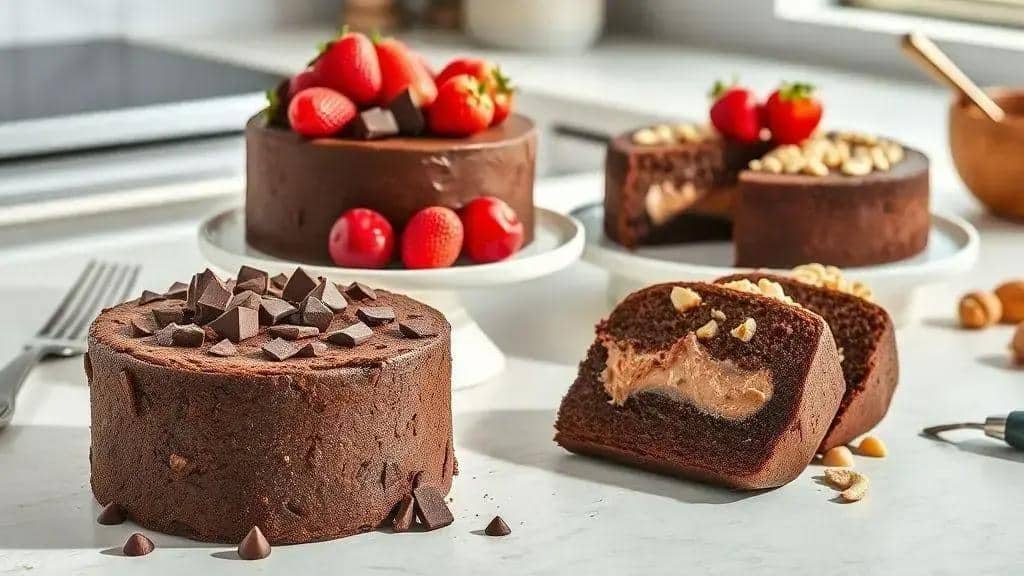 Variações criativas para o bolo de chocolate na airfryer